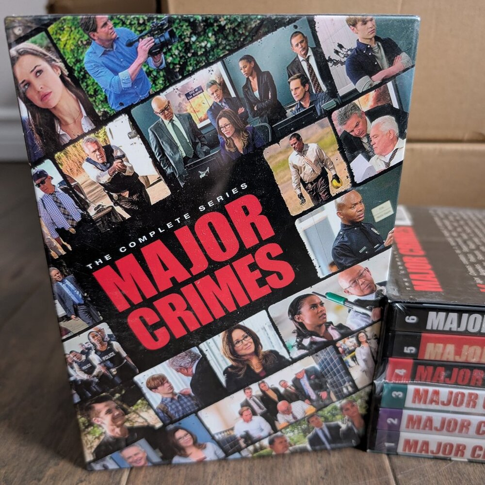 Brand New, Sealed Major Crimes Complete DVD Set For Sale